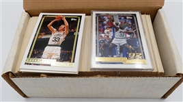 1992/93 Topps Basketball Gold Near Complete Set