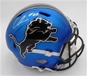 Carlton Davis Autographed Lions Full Size Replica Helmet