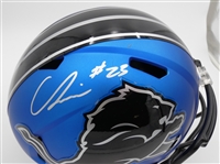Carlton Davis Autographed Lions Full Size Replica Helmet