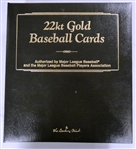 Danbury Mint 22 Kt Gold Baseball Cards