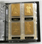 Danbury Mint 22 Kt Gold Baseball Cards