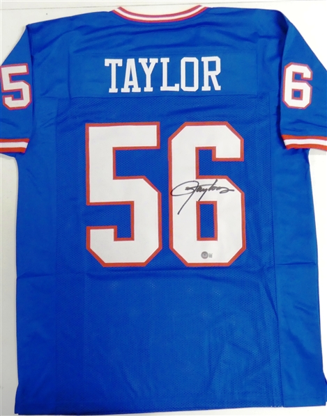Lawrence Taylor Autographed Custom Jersey
