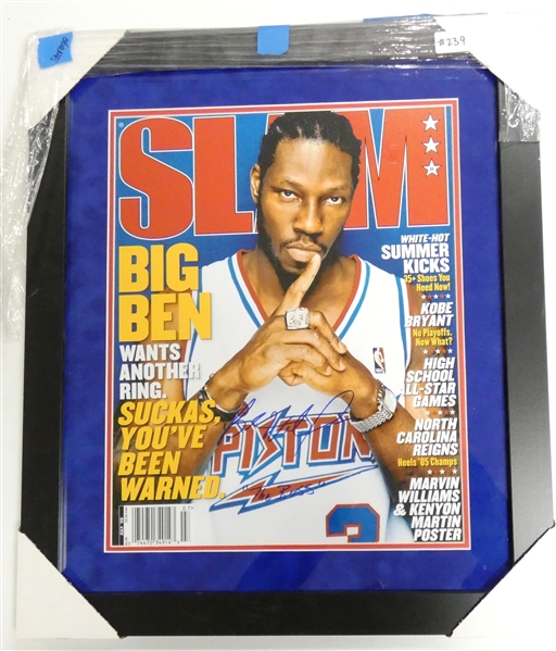 Ben Wallace Autographed Framed 16x20
