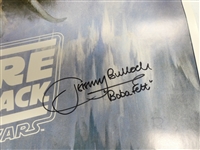 The Empire Strikes Back Movie Poster Signed by 4