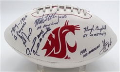 Washington State Cougers Greats Autographed Football