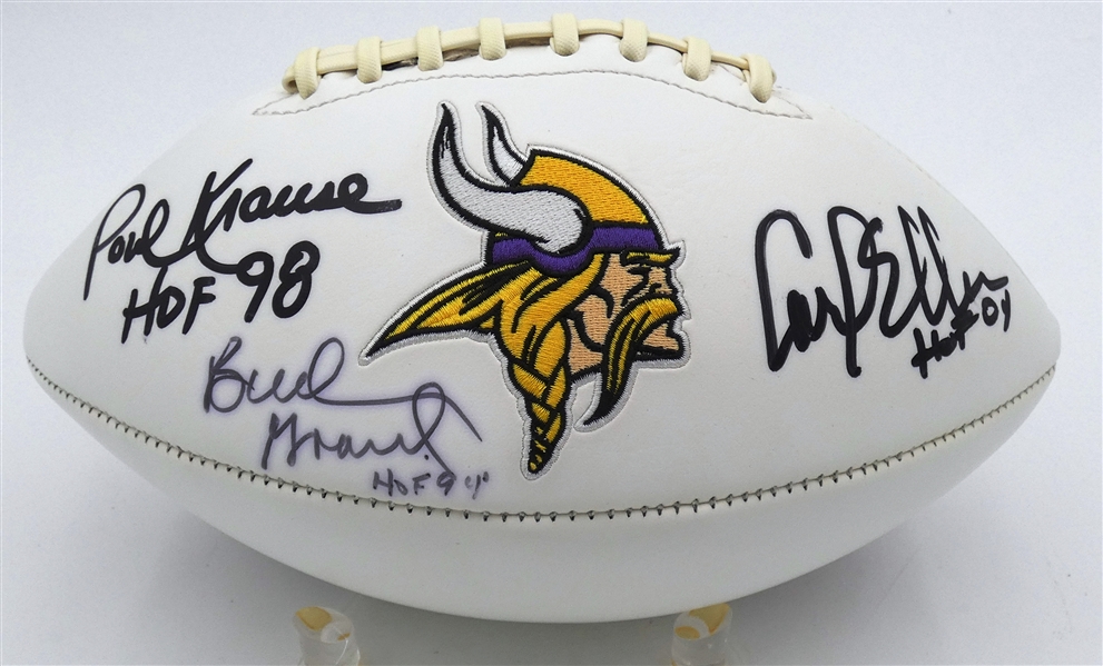 Minnesota Vikings Hall of Famers Autographed Football