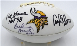 Minnesota Vikings Hall of Famers Autographed Football