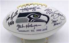 Seahawks Hall of Famers Autographed Football