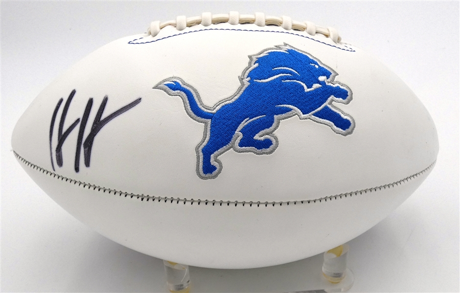 Hendon Hooker Autographed Lions Logo Football