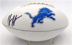 Hendon Hooker Autographed Lions Logo Football