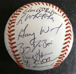 1989 Detroit Tigers Team Signed Baseball