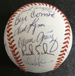 1989 Detroit Tigers Team Signed Baseball