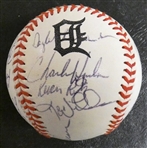 1989 Detroit Tigers Team Signed Baseball