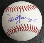 Dave Rozema Autographed Baseball
