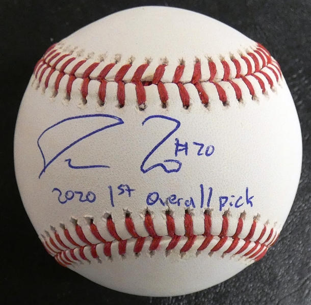 Spencer Torkelson Autographed Baseball w/ Debut