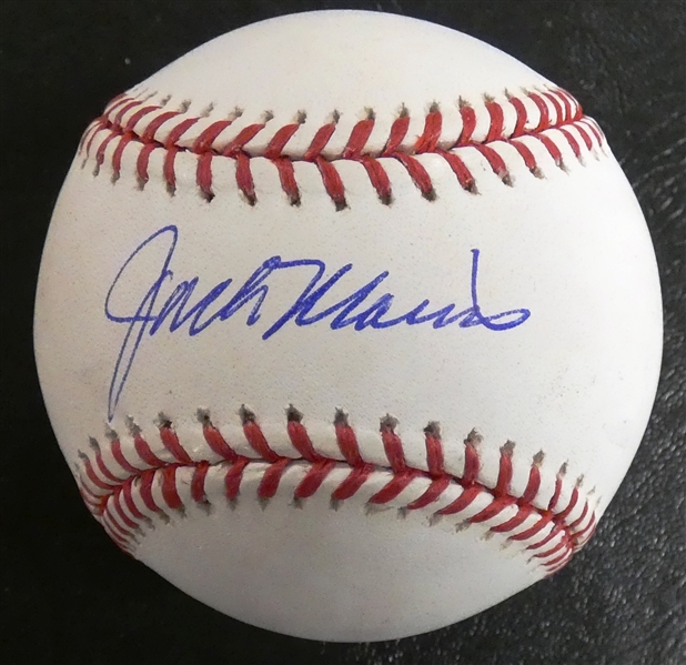 Jack Morris Autographed Baseball