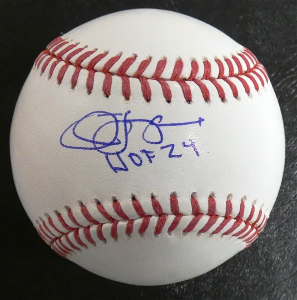 Jim Leyland Autographed Baseball w HOF