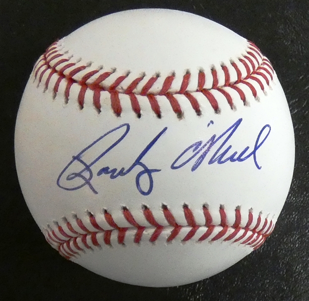 Randy ONeal Autographed Baseball