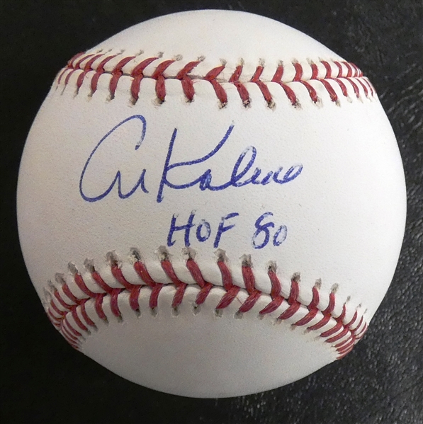 Al Kaline Autographed Baseball w/ HOF