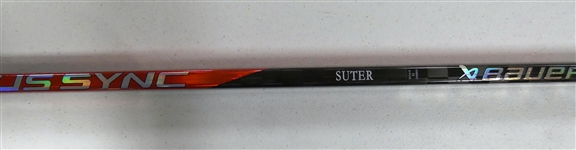 Pius Suter Game Used Stick
