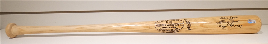 Eddie Joost Autographed Game Model Bat