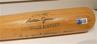 Dalton Jones Autographed Game Model Bat