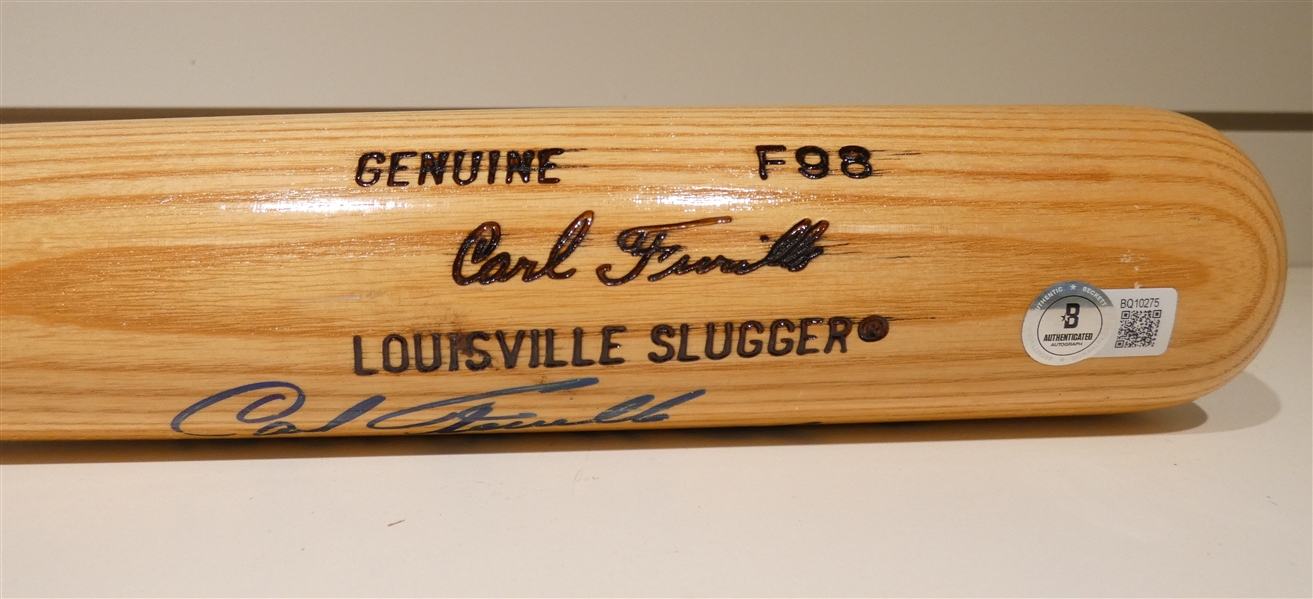 Carl Furillo Autographed Game Model Bat