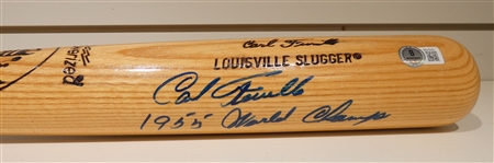 Carl Furillo Autographed Game Model Bat