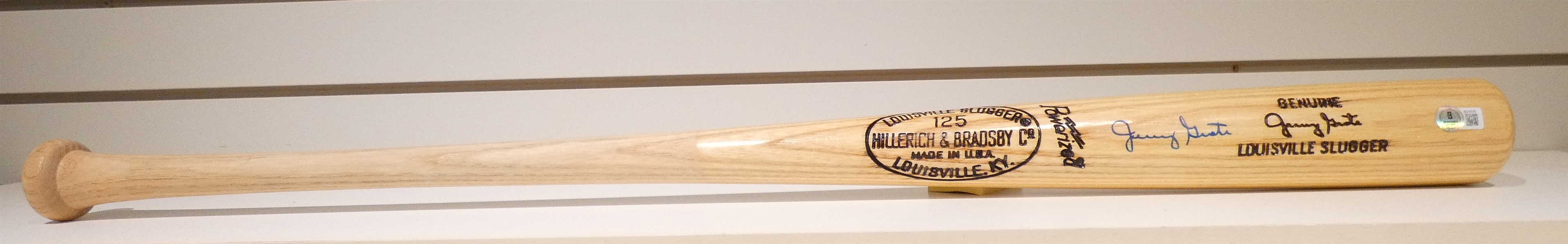 Jerry Grote Autographed Game Model Bat