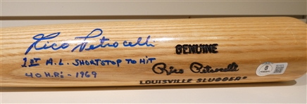 Rico Petrocelli Autographed Game Model Bat