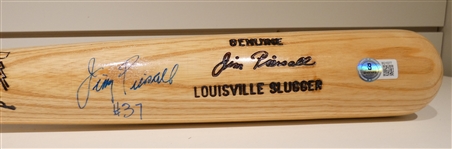 Jimmy Piersall Autographed Game Model Bat