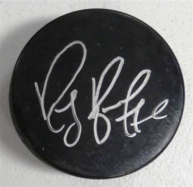 Ray Bourque Autographed Hockey Puck