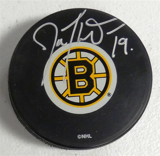 Joe Thornton Autographed Bruins Puck