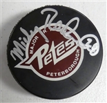 Mickey Redmond Autographed Petes Puck