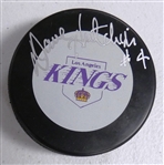 Dave Hutchison Autographed Kings Puck