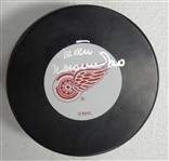 Vaclav Nedomansky Autographed Red Wings Puck