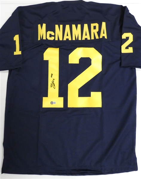 Cade McNamara Autographed Custom Jersey