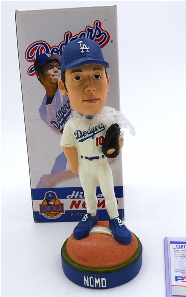 Hideo Nomo Autographed Bobblehead