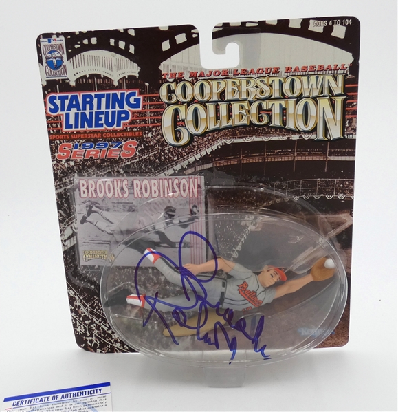 Brooks Robinson Autographed Starting Lineup