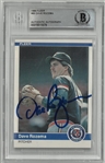 Dave Rozema Autographed 1984 Fleer