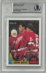 Adam Oates Autographed 1987/88 O-Pee-Chee Rookie Card
