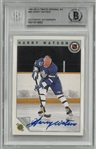 Harry Watson Autographed 1991 Ultimate
