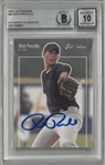 Rick Porcello Autographed 2007 Just Rookies