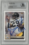 Barry Foster Autographed 1992 Upper Deck