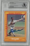 Tom Glavine Autographed 1988 Score Rookie Card