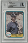 Gaylord Perry Autographed 1981 Fleer