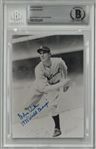 Elden Auker Autographed 4x6 Photo