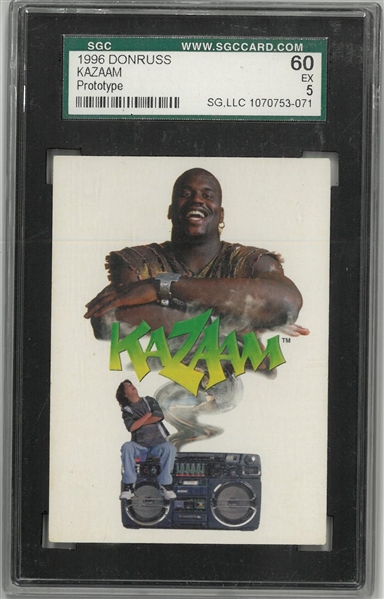 Shaquille ONeal Kazaam Promo Card
