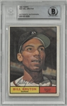 Bill Bruton Autographed 1961 Topps