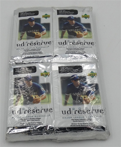 2001 UD Reserve Baseball - 24 Packs